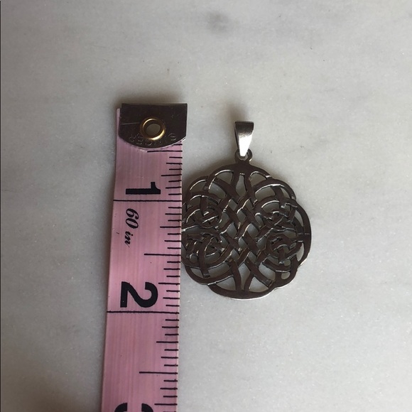 Vintage | .925 Silver Celtic Knot Pendant | O/S - Picture 7 of 8